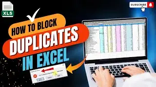 No Duplicates Allowed! Prevent Duplicate entries in Excel with Ease 🚀