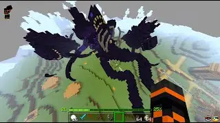The Wither Storm Add-on[MCPE-MCBE]The Living Storm,Wither Storm In Minecraft,EnderFoxBoy MC🦊!!!