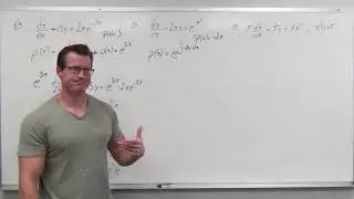 Solving Linear Differential Equations with an Integrating Factor (Differential Equations 16)