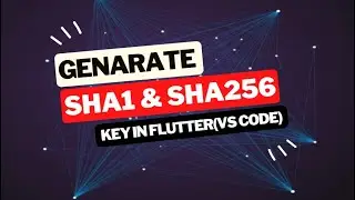 How to generate sha key in flutter || generate sha1 key for firebase || Flutter Tutorial