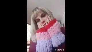 Что связать из остатков Ализе пуффи? Митенки за 30 минуточек!!! Без крючка и спиц!!! Подробный МК!!!