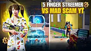5 Finger Streemers Vs Mad Scam 💀| Fastest Clutches Against Streemers | BGMI