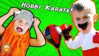 HobbyKarate Practice with HobbyFamilyTV