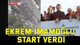 Ekrem İmamoğlu 46. Uluslararası İstanbul Maratonu'nun startını verdi! Sporcuları ingilizce karşıladı