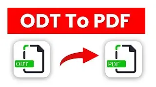 How to Convert ODT to PDF