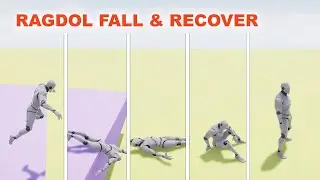 Unreal Fall and Recover from Ragdoll Part 1