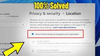 Some of these settings are managed by your organization in Windows 11 / 10 - How To Fix Error ✅