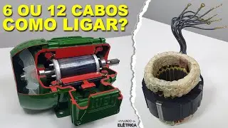 MOTOR elétrico - Fechamento de bobinas 6 e 12 pontas.