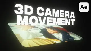 3D CAMERA MOVEMENT in After Effects (Tutorial)