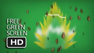 Free Green Screen  - Super Saiyan Aura [With Sound]