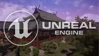 Unreal Level Design & Modkit - Japanese Temple Garden - Final Render Pass