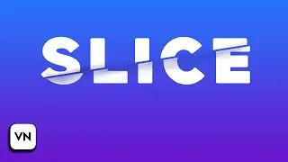 SLICE TEXT ANIMATION in VN Video Editor