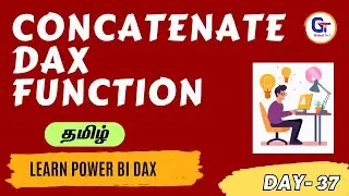 CONCATENATE DAX Function in Power BI - Learning Power Bi 2023 