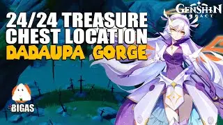 ALL Dadaupa Gorge Chest Location Guide (24/24 Treasure Chest) | Genshin Impact