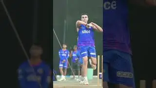 Arjun Tendulkar's run-up | Mumbai Indians