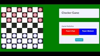 Simple Checker Game in JavaScript