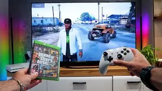 GTA 5 XBOX ONE S- 4K Upscaled | Hisense 65 Inch 4K ULED TV |