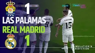 Las Palmas 1-1 Real Madrid | LaLiga 24/25 | Simulación/Recreación eFootball