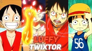 LUFFY TWIXTOR CLIPS FOR EDIT 4K NO WARPS- WITH CC AND NO CC