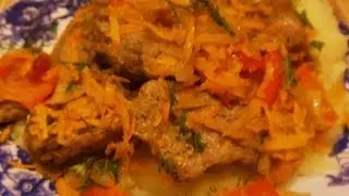 Готовим в пароварке. Свинина с овощами в пароварке.