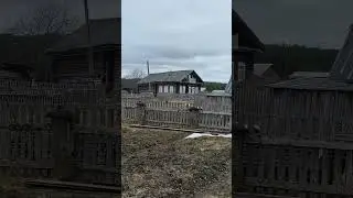 Весна в деревне на русском севере