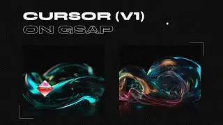 Custom Cursor On GSAP(v1) | HTML, CSS & GSAP