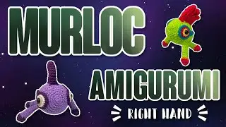 Murloc Amigurumi | Crochet With Me + Giveaway Announcement | Right Hand