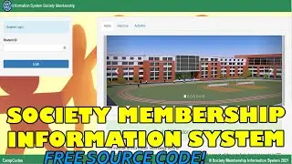 Society Membership Information System using PHP/MySQL | Free Source Code Download
