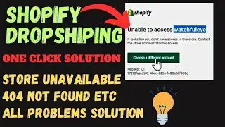 How to Fix Store Unavailable in Shopify and 404 Errors Like a Pro 