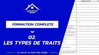 [02] LES TYPES DE TRAITS EN DESSIN TECHNIQUE #TRAITS #DESSIN #ARCHITECTURE #PRINCIPES
