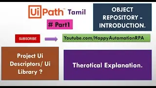 #1- Object Repository - Tamil - Theoretical Explanation