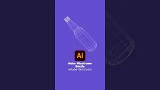 Make Wireframe Object in Adobe Illustrator