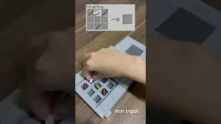 Crafting Minecraft Crossbow BUT Lego! 