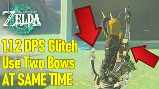 Crazy 1.1.2 glitch let's you equip and fire two bows AT THE SAME TIME in Zelda Tears of the Kingdom