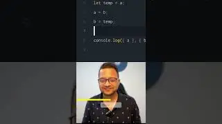 Javascript - swap two variable values 
