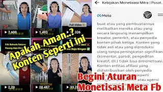 Update 2024 || Konten Reaction Video Facebook apakah aman di Monetisasi.?? 😱