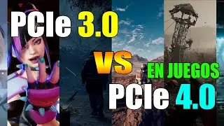 PCIe 3.0 vs 4.0 en JUEGOS | 2024