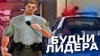 🔥 ПОЛИЦЕЙСКИЕ БУДНИ ЛИДЕРА ПОЛИЦИИ В GTA НА LITE RP СЕРВЕРЕ | MTA