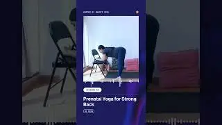 Pregnancy Yoga for Strong back | Prenatal Yoga Program for 2nd & 3rd Trimester 