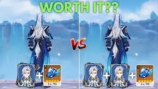 Is C1 NEUVILLETTE worth it? C0 vs C1 DPS Comparison! [Genshin Impact]