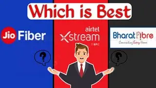 Jio Fiber vs Airtel Xstream Fiber vs Bharat Fiber | Best Affordable Plan | Detail Review In Hindi |