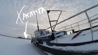 Хатанга. Прогулка к реке. Порт.