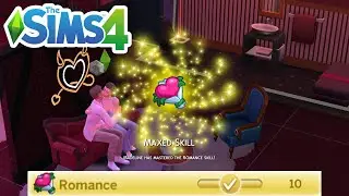 How To Level Up/Max Romance Skill (Cheat) - The Sims 4