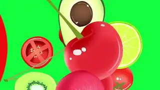 Fruit Transition | Green Screen Effects | Into | Animated | Free Download | 4K | Chroma Key | VFX