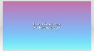 Error:Unknown host jcenter.bintray.com.