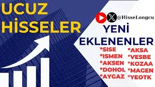 CAZİP HİSSELER - UCUZ HİSSELER - KELEPİR HİSSELER - YÜKSELECEK HİSSELER - UCUZ KALAN HİSSELER -BORSA