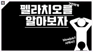 펠라치오(blowjob)을 『정말』 건전하게 알아보려 노력까지는 했습니다