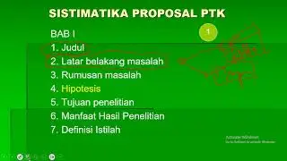 SISTEMATIKA PENULISAN PROPOSAL PENELITIAN TINDAKAN KELAS