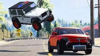 Speed Car VS Traffic Accident #7 High Speed Cars Crashes - BeamNG Drive