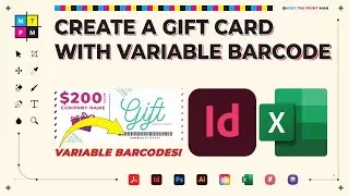 How to Create a Gift Card with a Variable Barcode in Adobe InDesign